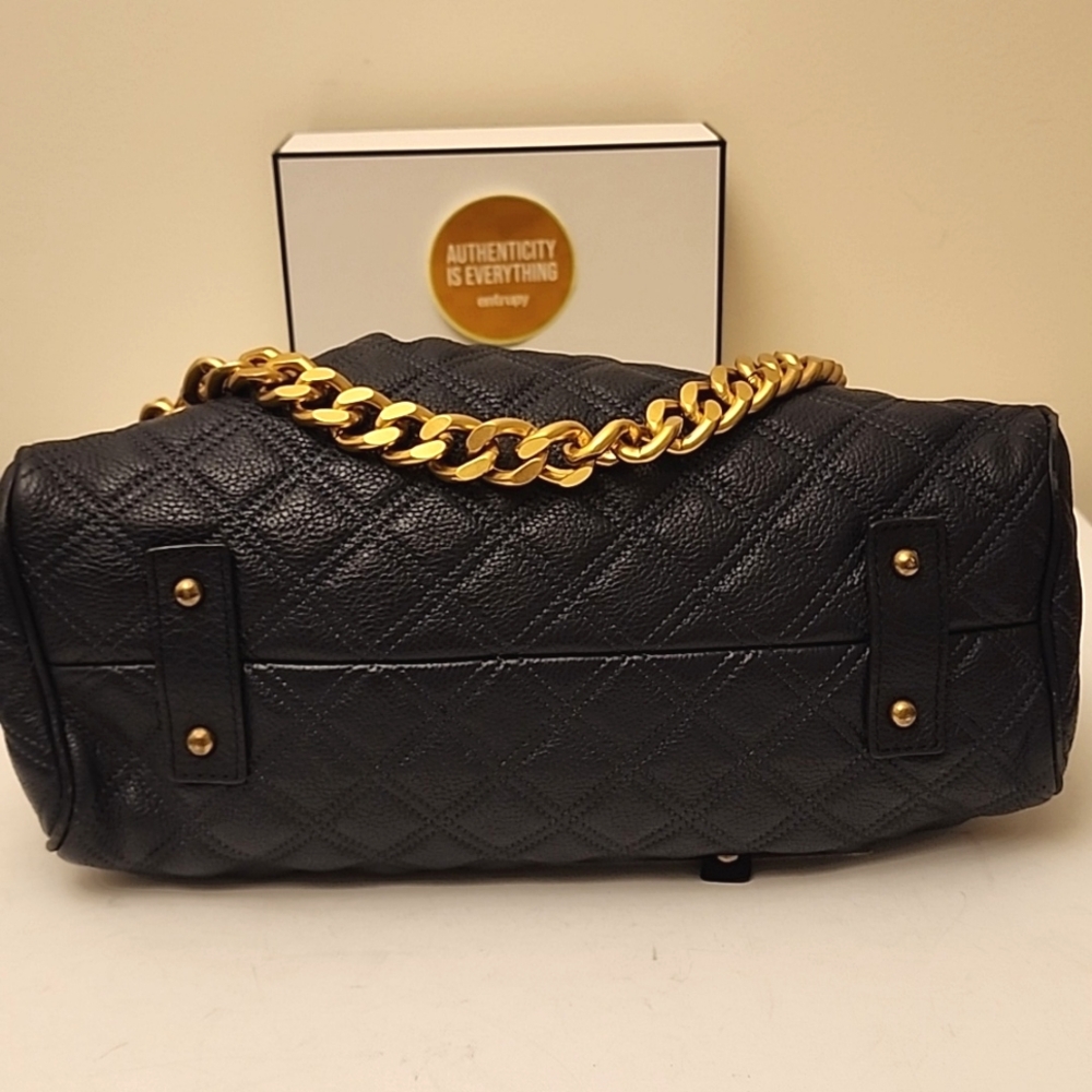 Rare Marc Jacobs Stam Bag Navy Blue Nappa Leather STUNNING Collectors Item - Picture 9 of 16
